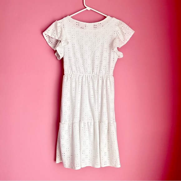 White Eyelet Lace Sun Dress - Picture 7 of 9